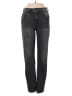 7 For All Mankind Chevron-herringbone Black Gray Jeans Size 25 waist - photo 1