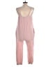 Shinestar 100% Cotton Solid Pink Jumpsuit Size L - photo 2
