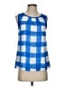 Vineyard Vines 100% Polyester Blue Sleeveless Blouse Size 0 - photo 1