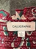 Calligraphie Burgundy Long Sleeve Blouse Size L - photo 7