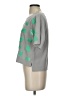 Tibi 100% Silk Gray Green Short Sleeve Top Size XS - photo 5