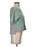 Tibi 100% Silk Gray Green Short Sleeve Top Size XS - photo 4