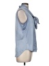 Bar III Blue Sleeveless Blouse Size M - photo 4