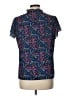 SimpleFun Blue Short Sleeve Blouse Size L - photo 2