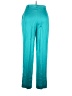 Carlisle 100% Silk Color Block Teal Silk Pants Size 14 - photo 2