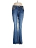 Sexy Couture Paisley Blue Jeans Size 10 - photo 1