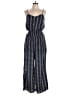 Fire Los Angeles 100% Polyester Chevron-herringbone Blue Jumpsuit Size L - photo 1