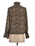 Nili Lotan 100% Polyester Floral Brown Long Sleeve Blouse Size XXS - photo 2