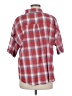 Freebird 100% Cotton Plaid Red Short Sleeve Button-Down Shirt Size M - photo 2