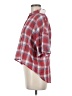Freebird 100% Cotton Plaid Red Short Sleeve Button-Down Shirt Size M - photo 5