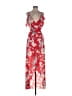 Soieblu 100% Polyester Paisley Red Cocktail Dress Size S - photo 1