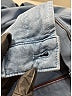 Loro Piana Chevron-herringbone Blue Jeans Size 32 waist - photo 9