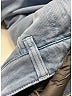 Loro Piana Chevron-herringbone Blue Jeans Size 32 waist - photo 7