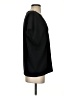 DKNY Solid Black Short Sleeve Blouse Size S - photo 4