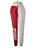 Coca-Cola 100% Polyester Color Block Red Track Pants Size M - photo 1