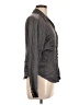 Moda International Gray 3/4 Sleeve Silk Top Size L - photo 4