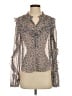 Veronica Beard Brown Long Sleeve Blouse Size 4 - photo 1