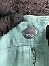 Express Solid Teal Denim Skirt Size 00 - photo 4