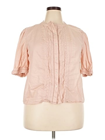 Time and Tru Short Sleeve Blouse (view 1)