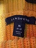 Lands' End Yellow Turtleneck Sweater Size M - photo 4