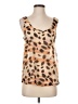 Patterson J. Kincaid 100% Polyester Brown Sleeveless Top Size XS - photo 1
