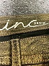 Inc Denim Metallic Gold Khakis Size 0 - photo 4