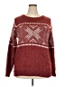 Maurices Hearts Burgundy Pullover Sweater Size XXL - photo 1
