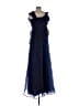 JS Collections 100% Polyester Blue Cocktail Dress Size 8 - photo 2