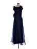JS Collections 100% Polyester Blue Cocktail Dress Size 8 - photo 1