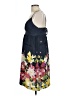 Theory 100% Silk Floral Blue Casual Dress Size 12 - photo 5