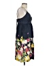 Theory 100% Silk Floral Blue Casual Dress Size 12 - photo 4