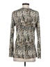 Tess 100% Polyester Silver Long Sleeve Blouse Size S - photo 2