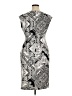 Connected Apparel Paisley Gray Cocktail Dress Size 16 - photo 2