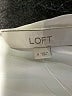 Ann Taylor LOFT 100% Polyester Ivory Sleeveless Blouse Size M - photo 7