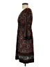Max Studio Paisley Brown Casual Dress Size S - photo 5