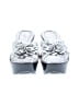 Donald J Pliner Silver Wedges Size 7 - photo 2