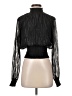 Elan Black Long Sleeve Blouse Size S - photo 1