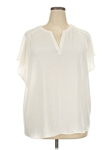 Banana Republic Factory Store Short Sleeve Blouse (view 1)