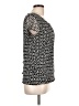 212 Collection Black Short Sleeve Blouse Size L - photo 4