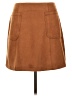 Maurices Solid Brown Casual Skirt Size 10 - photo 1