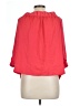 Halogen 100% Polyester Red 3/4 Sleeve Blouse Size L - photo 2