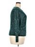 LC Lauren Conrad Stars Teal Pullover Sweater Size XXL - photo 4
