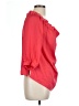Halogen 100% Polyester Red 3/4 Sleeve Blouse Size L - photo 4