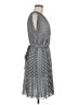 Max Studio 100% Polyester Houndstooth Gray Casual Dress Size M - photo 4