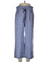 Joie Checkered-gingham Blue Casual Pants Size L - photo 1