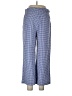 Joie Checkered-gingham Blue Casual Pants Size L - photo 2