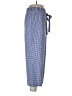 Joie Checkered-gingham Blue Casual Pants Size L - photo 4