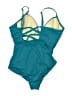 Miraclesuit Solid Teal One Piece Swimsuit Size 1X (estimated) - photo 2