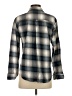 ABound 100% Cotton Plaid Gray Long Sleeve Button-Down Shirt Size S - photo 2