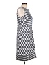 Chaps Stripes White Casual Dress Size 12 - photo 4